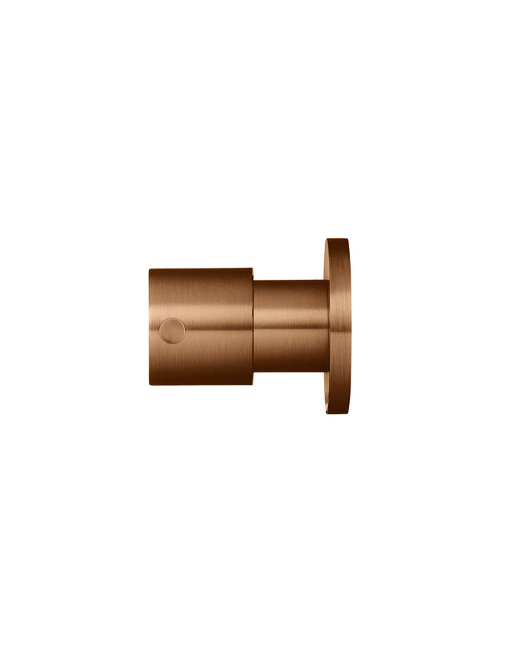 Meir Round Quarter Turn Wall Top Assemblies - Lustre Bronze