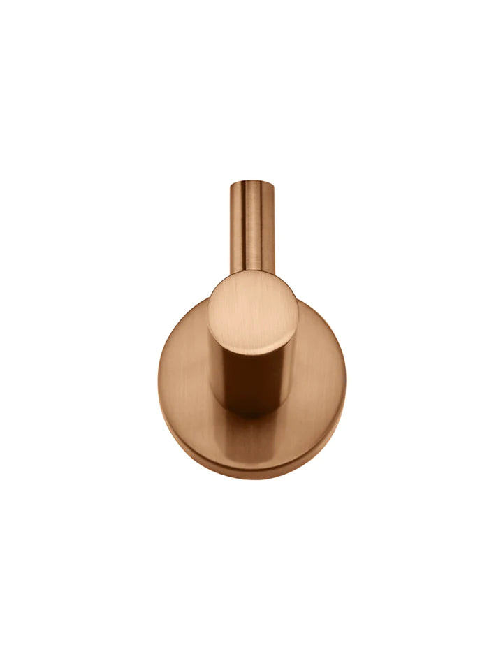 Meir Round Robe Hook - Lustre Bronze