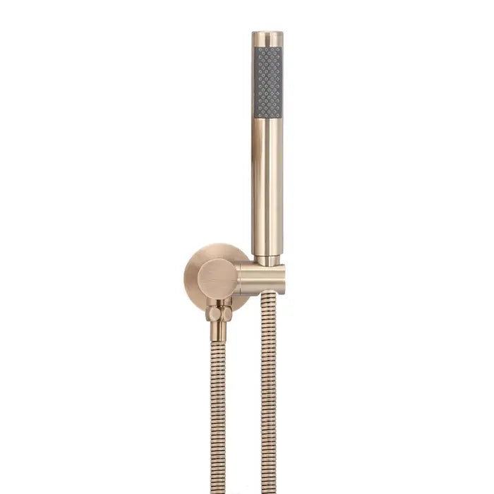 Meir Round Shower On Bracket - Champagne Rose Gold