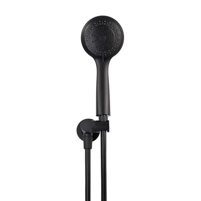 Meir Round Shower On Swivel Bracket - Matte Black
