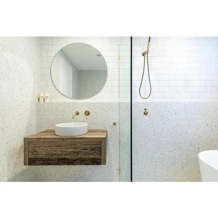 Meir Round Shower On Bracket - Tiger Bronze