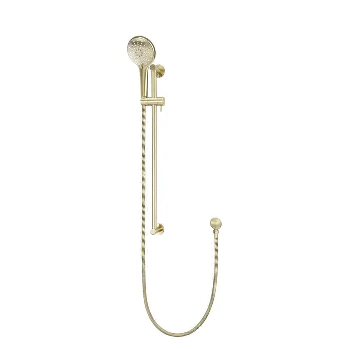 Meir Round Shower On Rail Column - Tiger Bronze