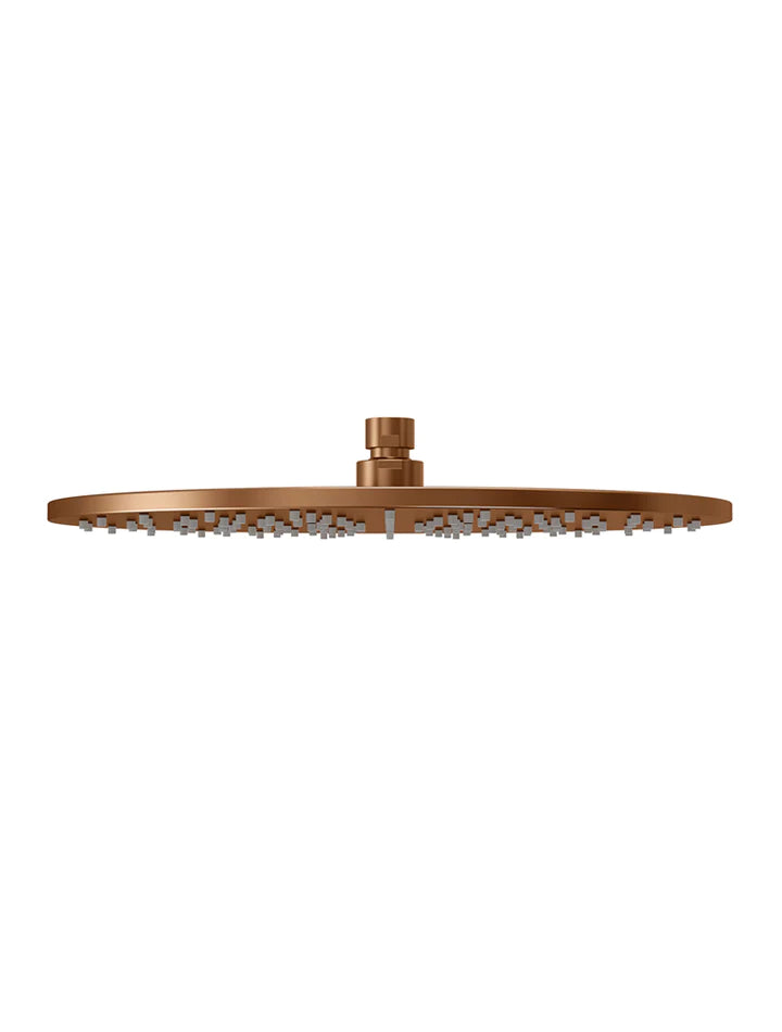 Meir Round Shower Rose - Lustre Bronze