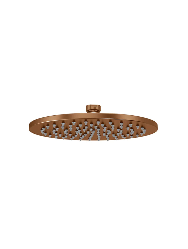 Meir Round Shower Rose - Lustre Bronze