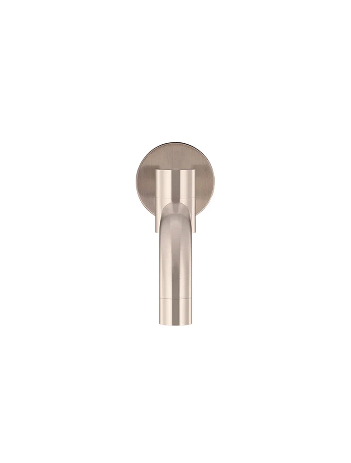 Meir Round Swivel Wall Spout - Champagne