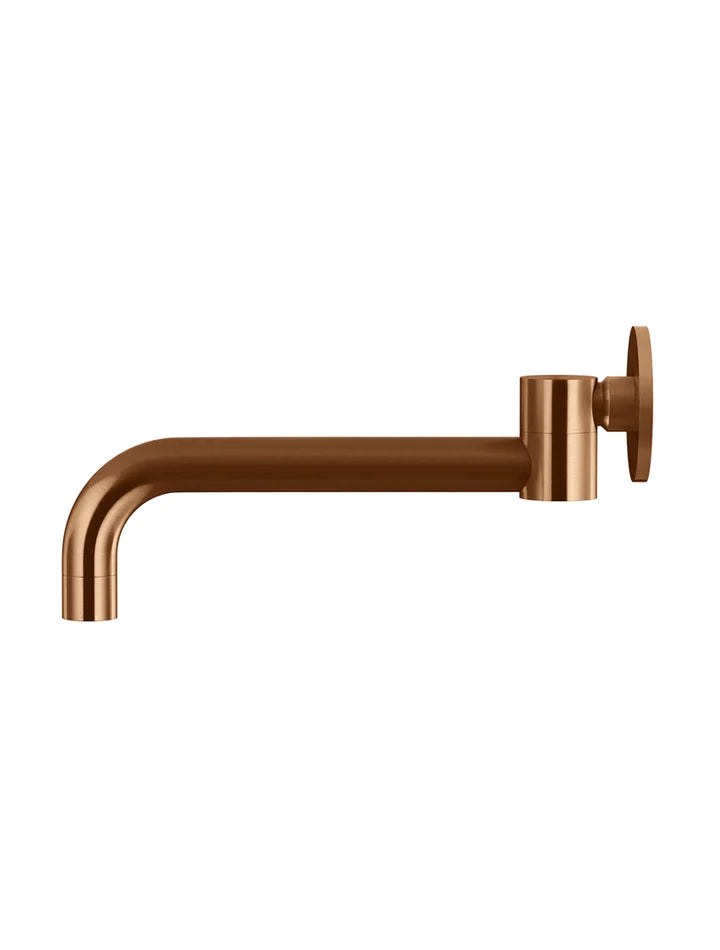 Meir Round Swivel Wall Spout - Lustre Bronze