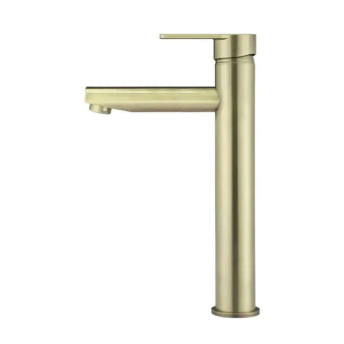 Meir Round Tall Basin Mixer - Tiger Bronze