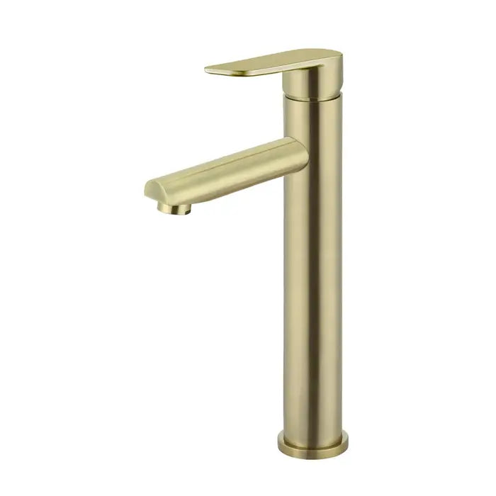 Meir Round Tall Basin Mixer - Tiger Bronze