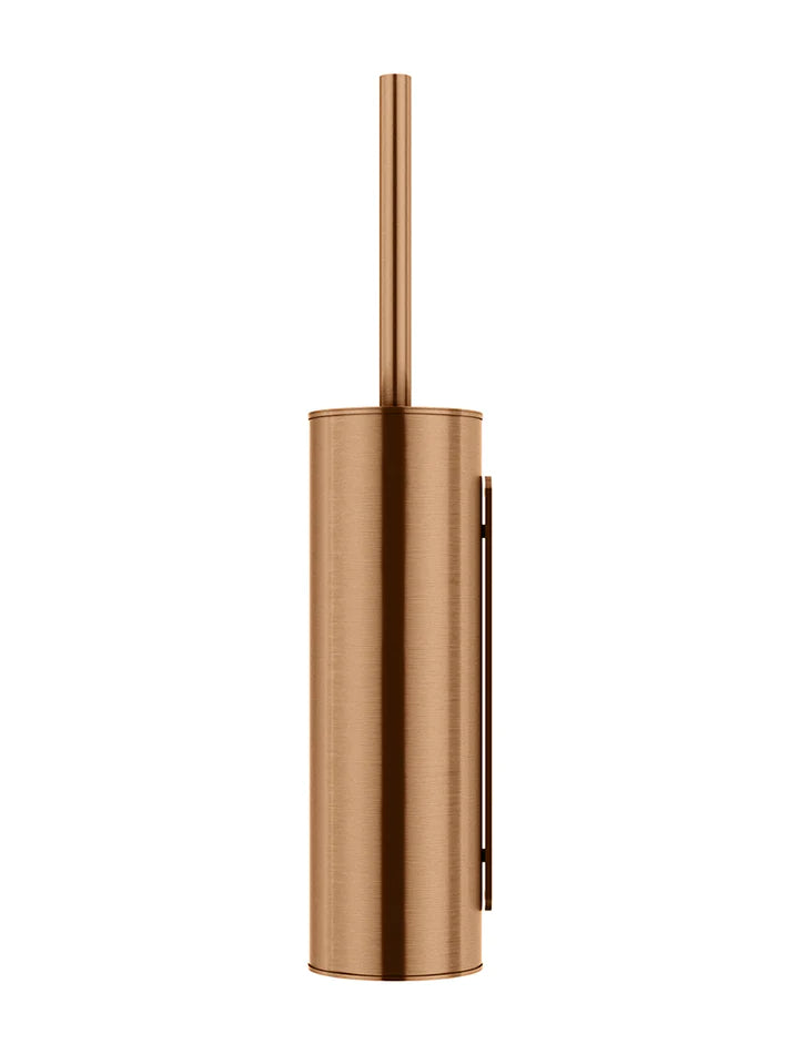 Meir Round Toilet Brush & Holder - Lustre Bronze