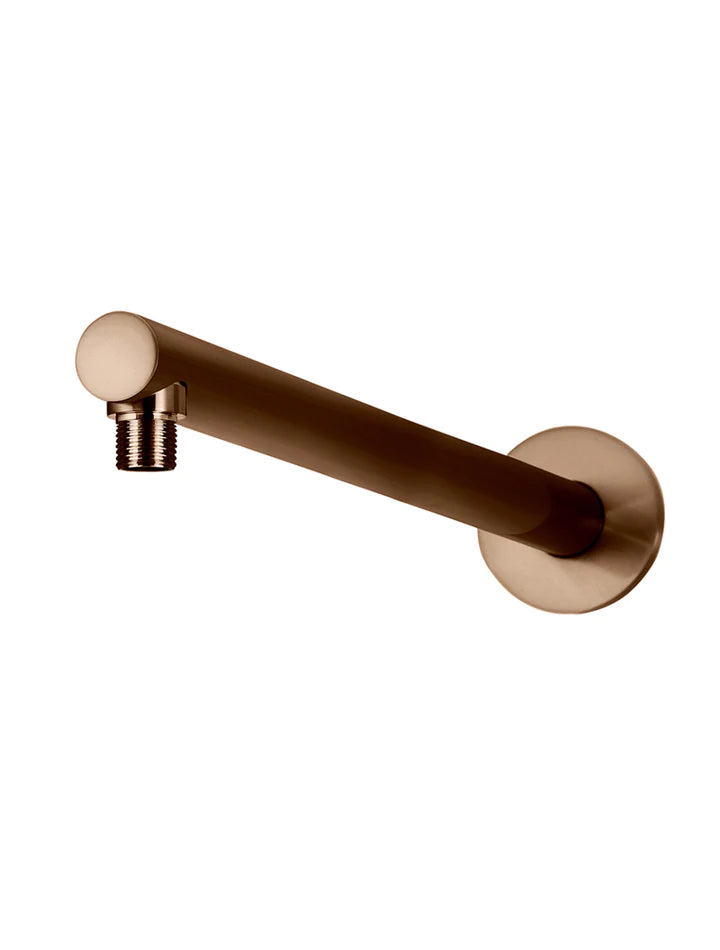 Meir Round Wall Shower Arm - Lustre Bronze