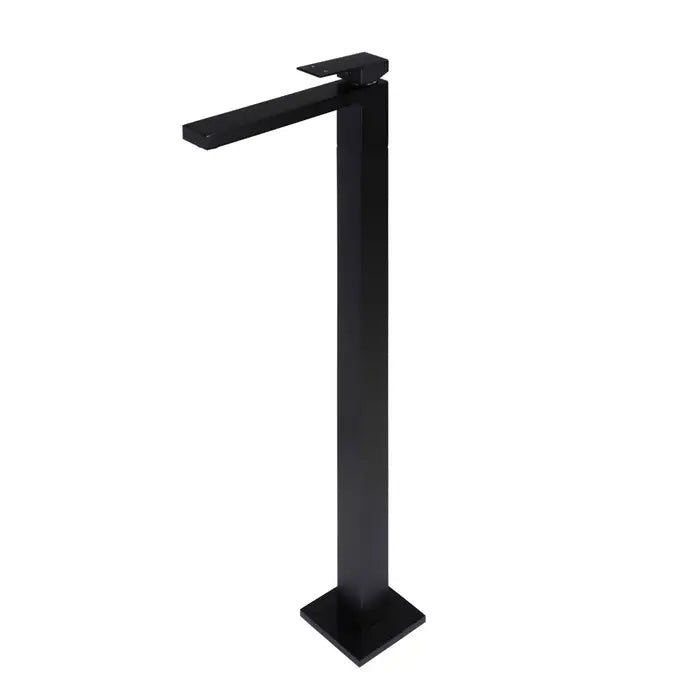 Meir Square Freestanding Bath Mixer - Matte Black