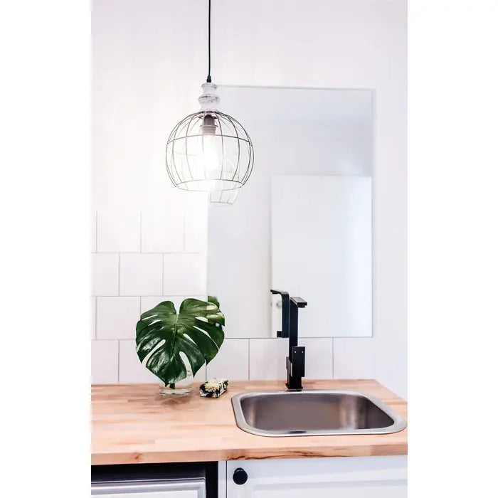 Meir Square Kitchen mixer Tap - Matte Black