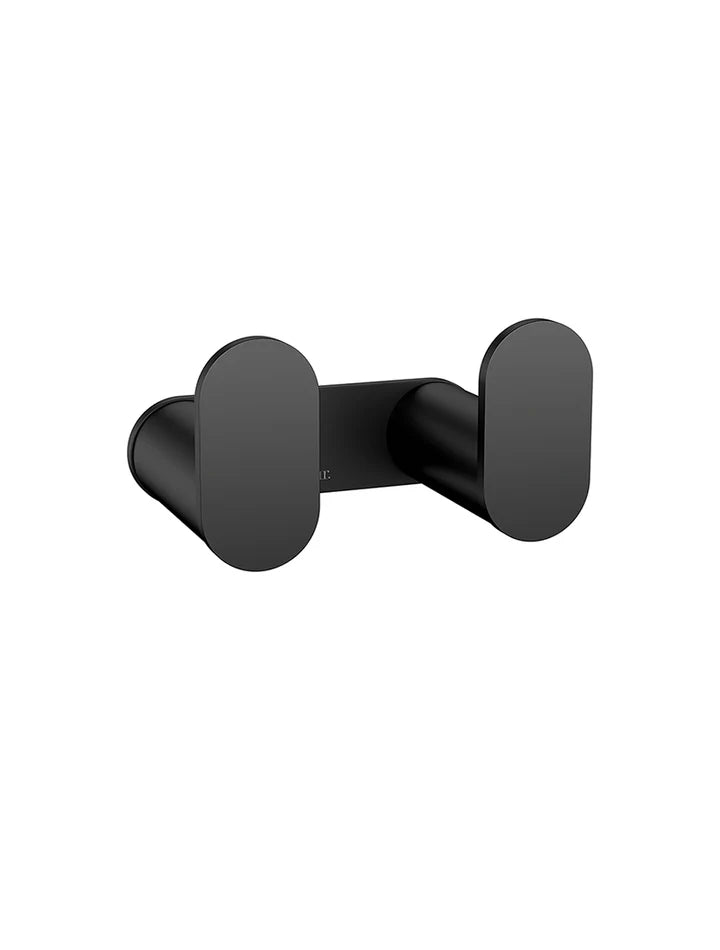 Meir Curvaé Double Robe Hook - Matte Black