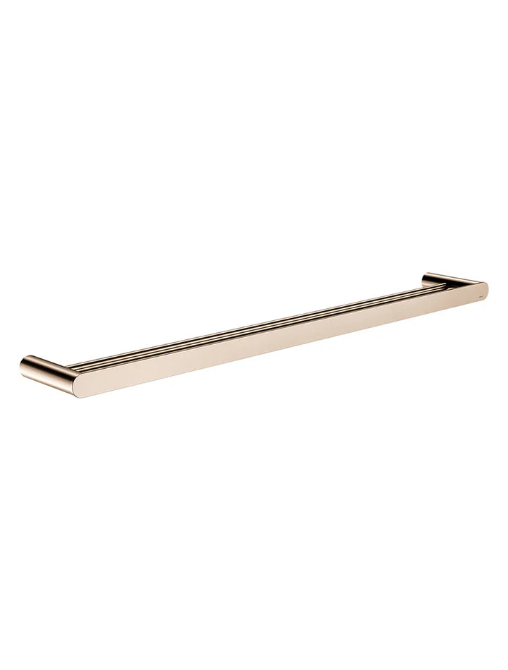 Meir Curvaé Double Towel Rail - Champagne
