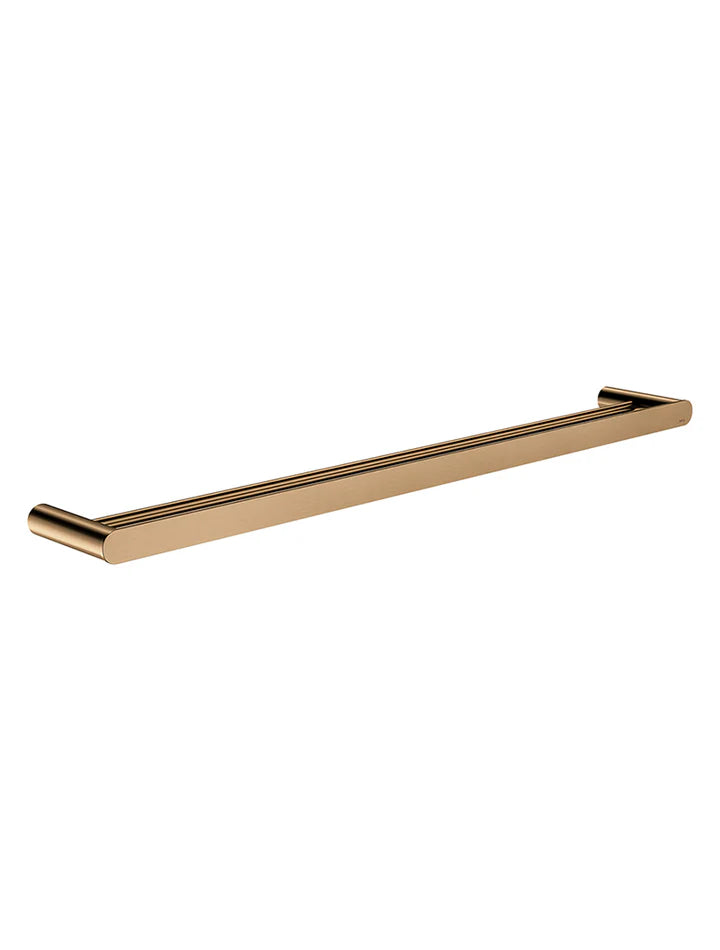 Meir Curvaé Double Towel Rail - Lustre Bronze