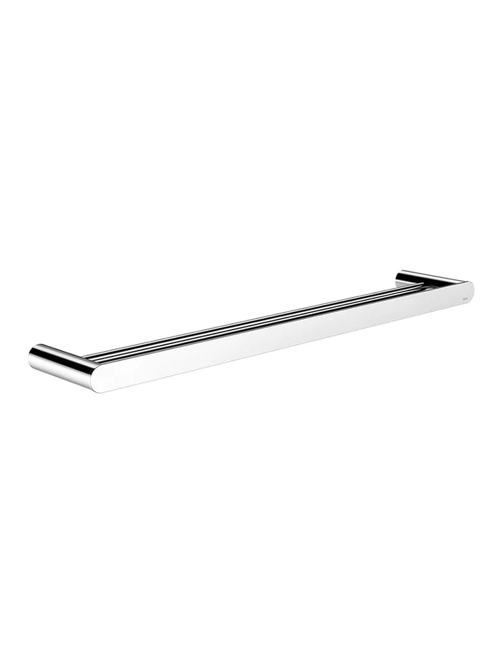 Meir Curvaé Double Towel Rail - Polished Chrome