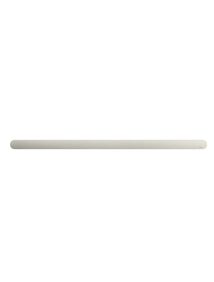 Meir Curvaé Single Towel Rail 600mm - Brushed Nickel