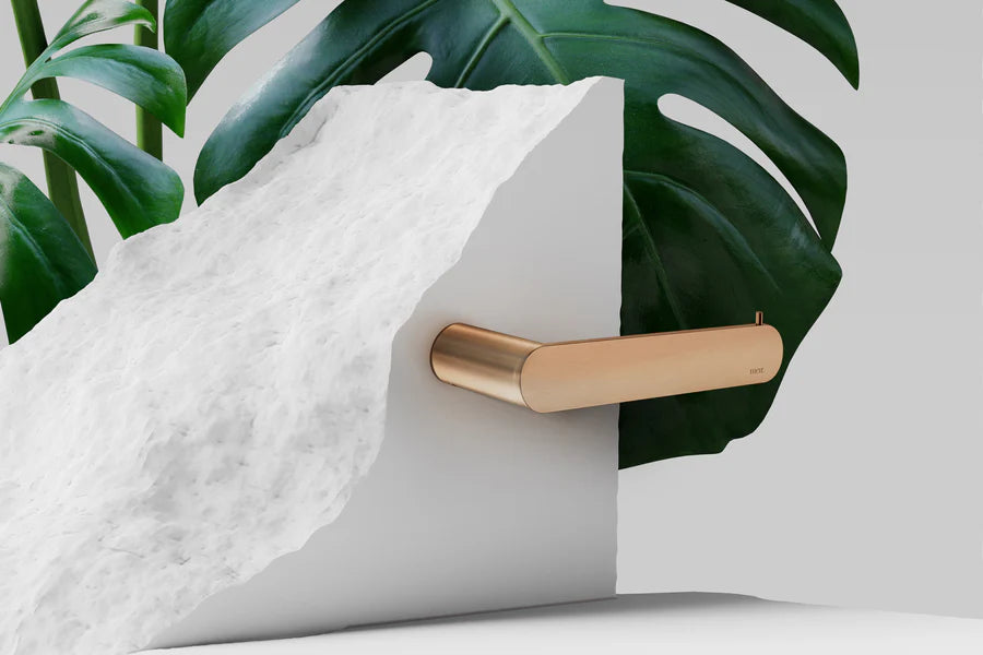 Meir Curvaé Toilet Roll Holder - Lustre Bronze
