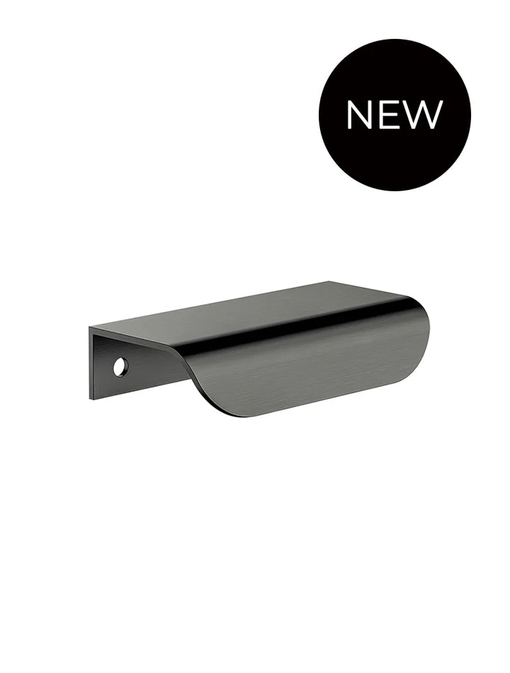 Meir Öppen Edge-Pull Cabinet Handle - Shadow Gunmetal