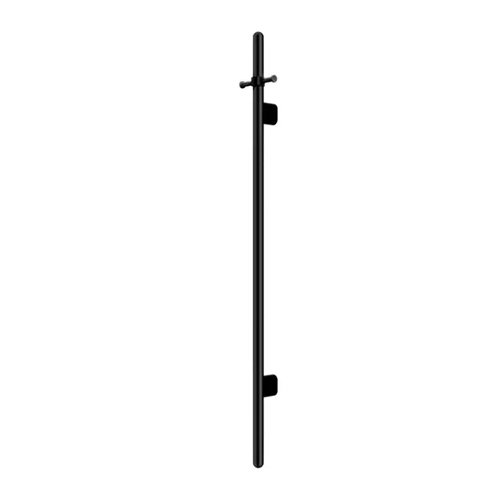 Meir Vertical Heated Towel Rail - Matte Black