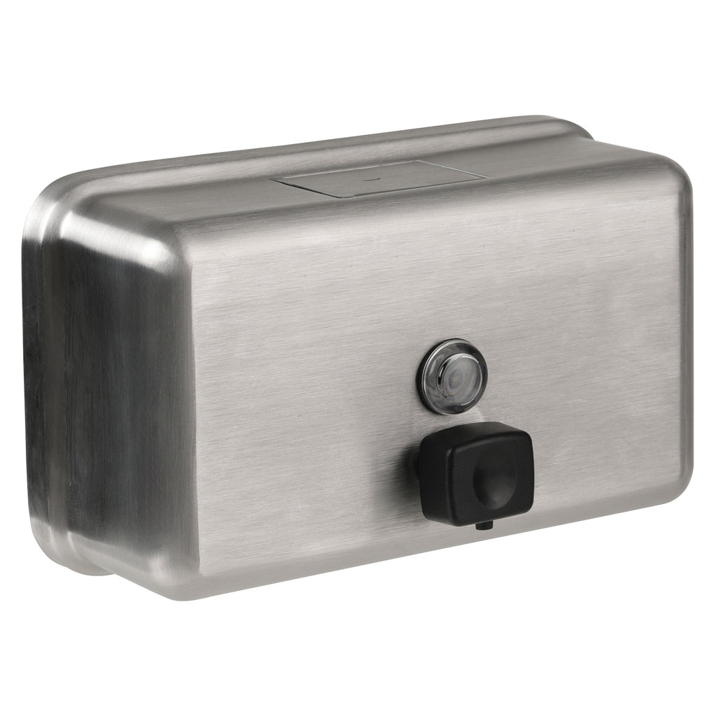 Metlam Horizontal Soap Dispenser with pump - Satin Stainless Steel