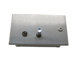 Metlam Recessed Horizontal Soap Dispenser - Satin Stainless Steel
