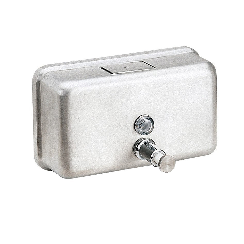 Metlam Horizontal Soap Dispenser - Satin Stainless Steel