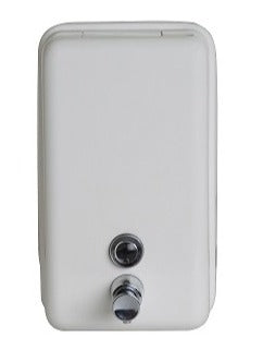 Metlam Vertical Soap Dispenser - Powder Coat White