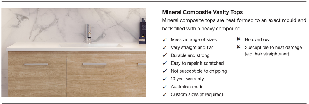 Timberline Nevada Wall Hung Vanity with Regal Acrylic Top