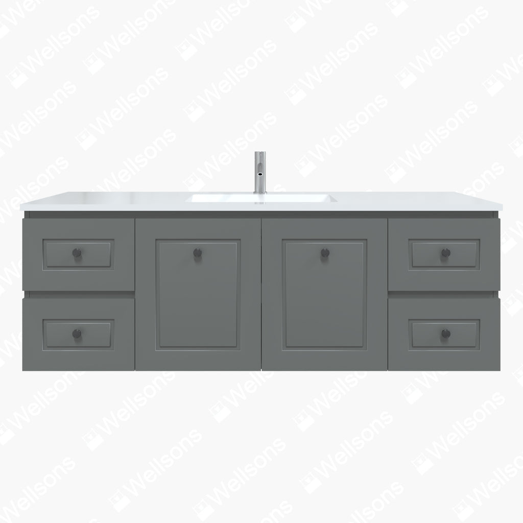 Timberline Nevada Classic Wall Hung Vanity Alpha Ceramic Basin Top