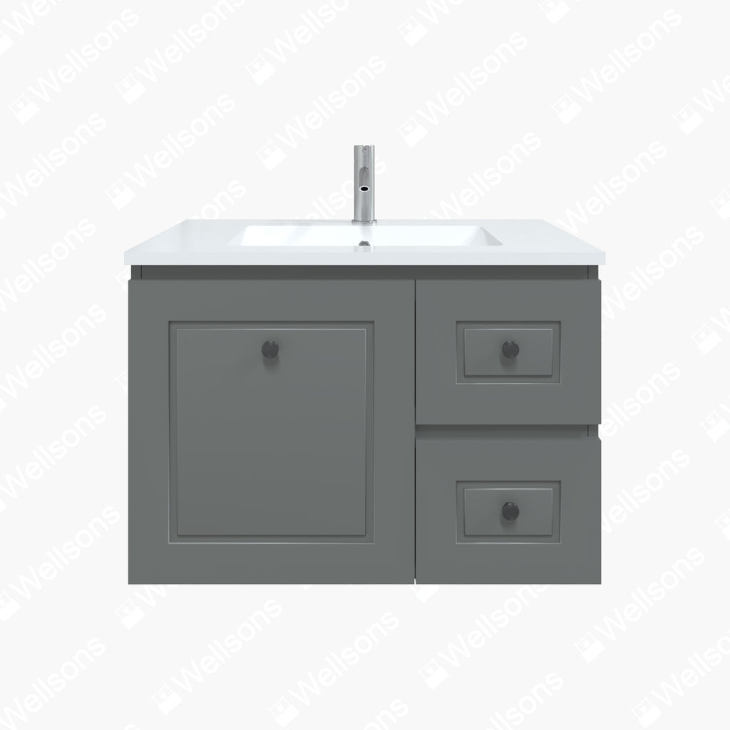 Timberline Nevada Classic Wall Hung Vanity Alpha Ceramic Basin Top
