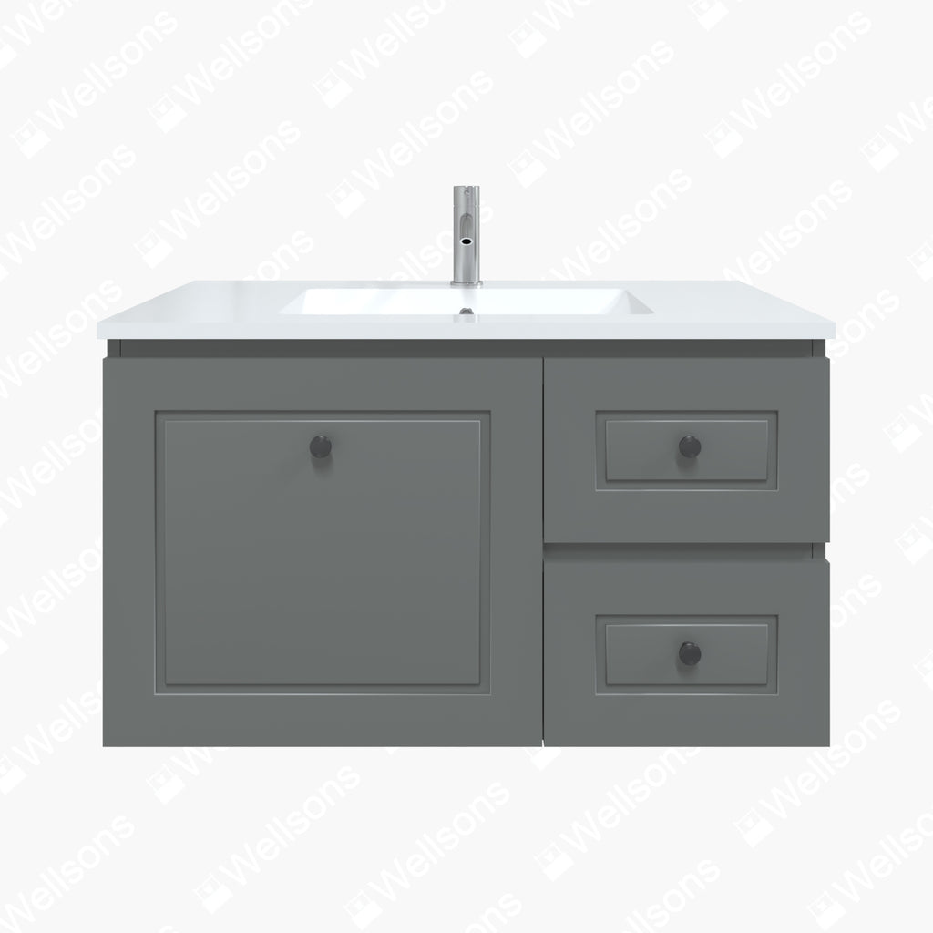 Timberline Nevada Classic Wall Hung Vanity Alpha Ceramic Basin Top