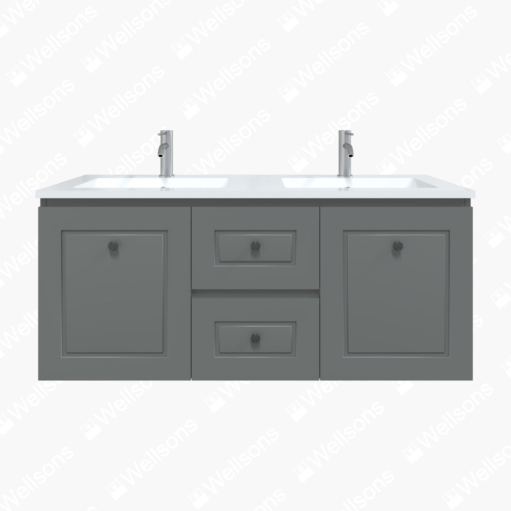Timberline Nevada Classic Wall Hung Vanity Alpha Ceramic Basin Top