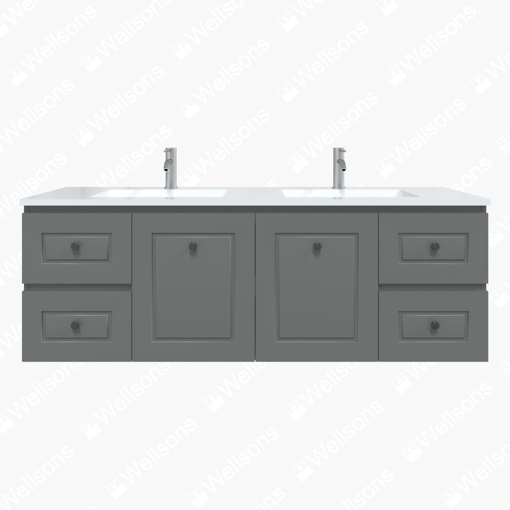 Timberline Nevada Classic Wall Hung Vanity Alpha Ceramic Basin Top