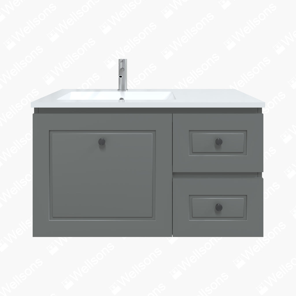 Timberline Nevada Classic Wall Hung Vanity Alpha Ceramic Basin Top