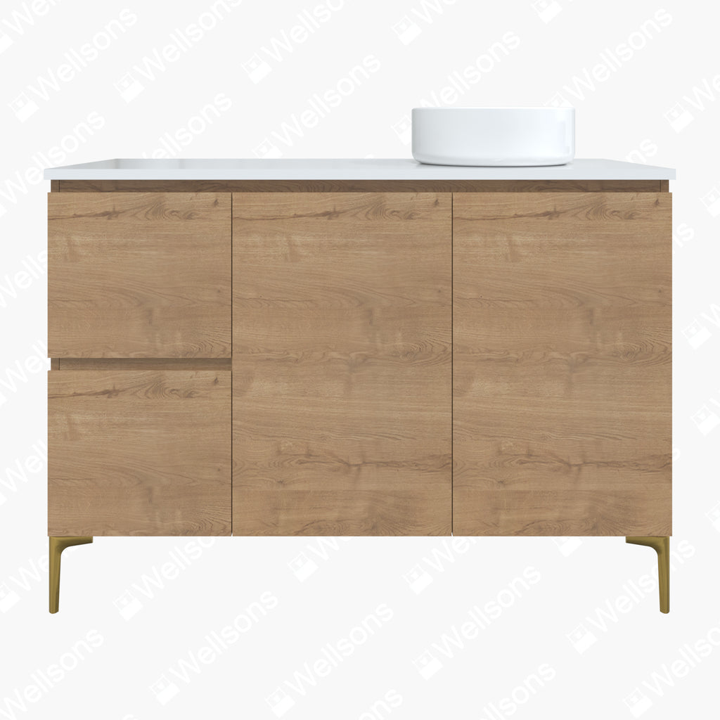 Timberline Nevada Floor Standing Vanity with Above Counter Basin on Legs