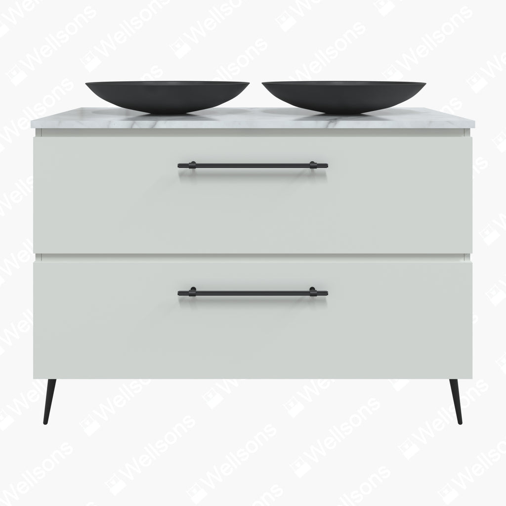 Timberline Nevada Plus Floor Standing Vanity with Above Counter Basin On Legs