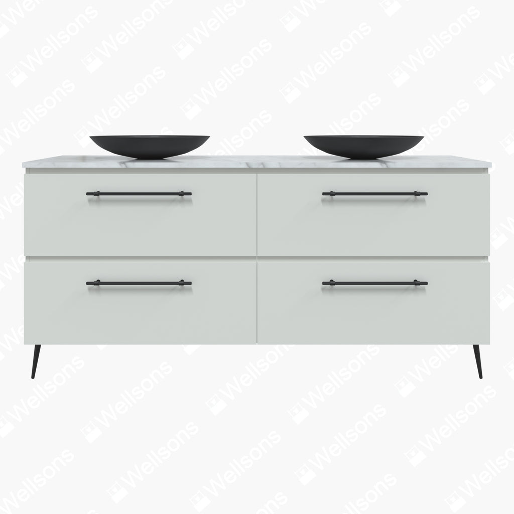Timberline Nevada Plus Floor Standing Vanity with Above Counter Basin On Legs