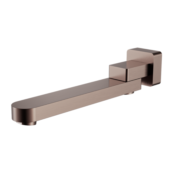 Nero Bianca Swivel Bath Outlet - Brushed Bronze