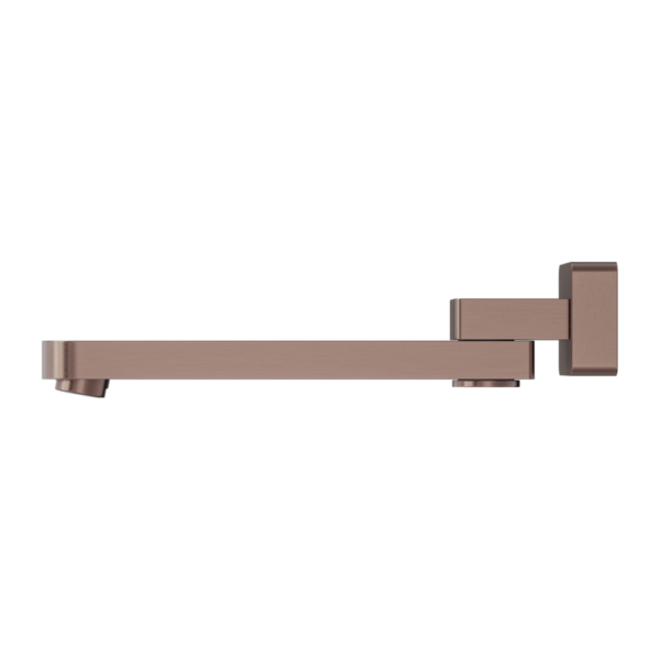 Nero Bianca Swivel Bath Outlet - Brushed Bronze