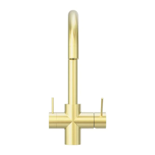 Nero Mecca 3 Way Filtered Mixer Tap - Brushed Gold