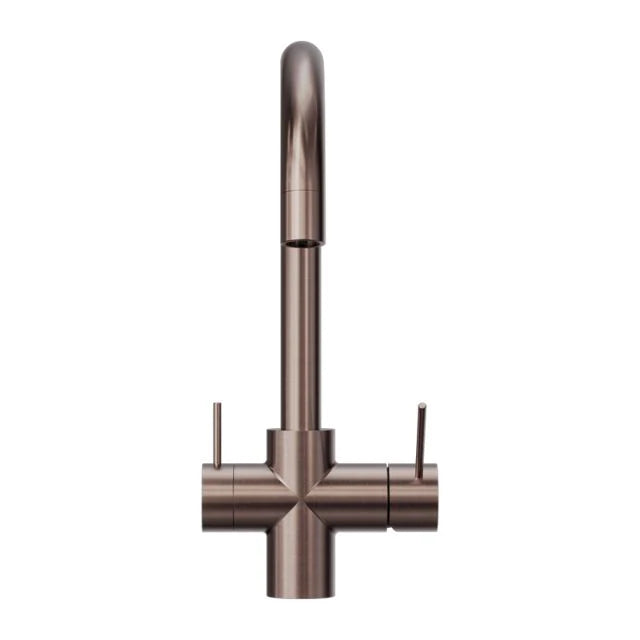 Nero Mecca 3 Way Filtered Mixer Tap - Brushed Bronze