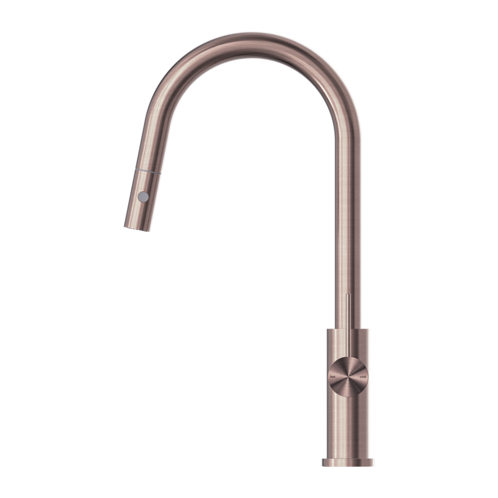Nero Mecca Pull Out Sink Mixer With Veggie Spray Function - Brushed Bronze
