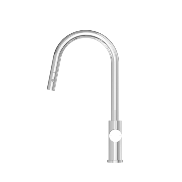 Nero Mecca Pull Down Sink Mixer With Veggie Spray Function - Chrome