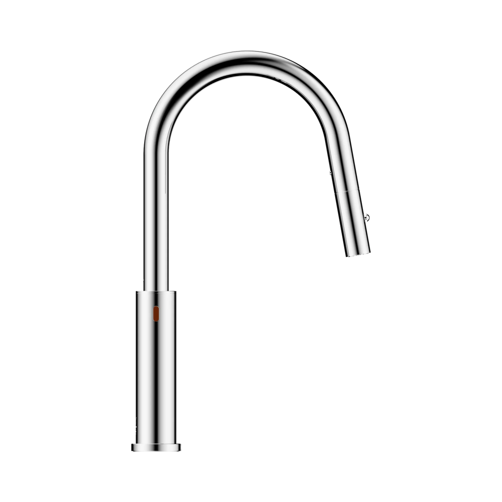 Nero Mecca Smart Sensor Pull Out Kitchen Mixer - Chrome