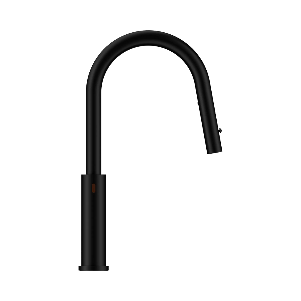 Nero Mecca Smart Sensor Pull Out Kitchen Mixer - Matte Black