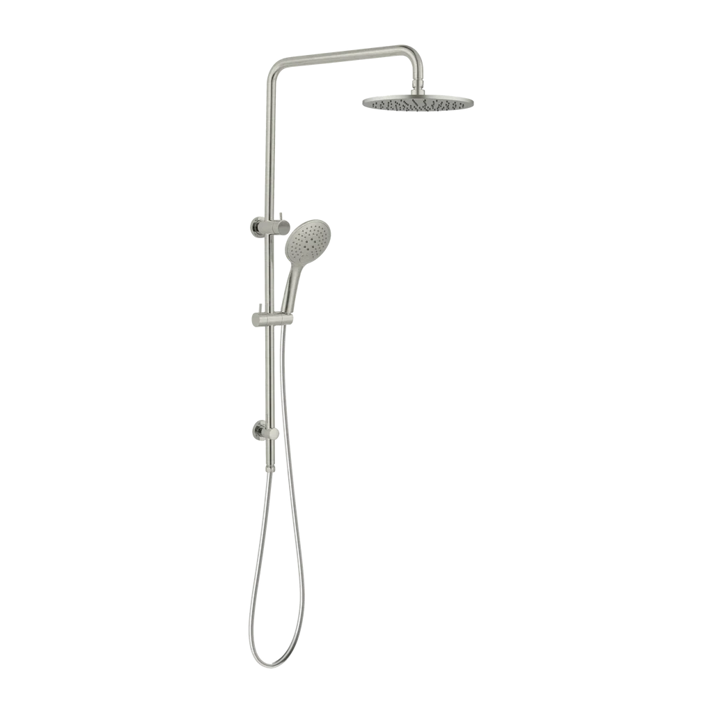 Nero Mecca Tapware Shower Mixer Package - Brushed Nickel