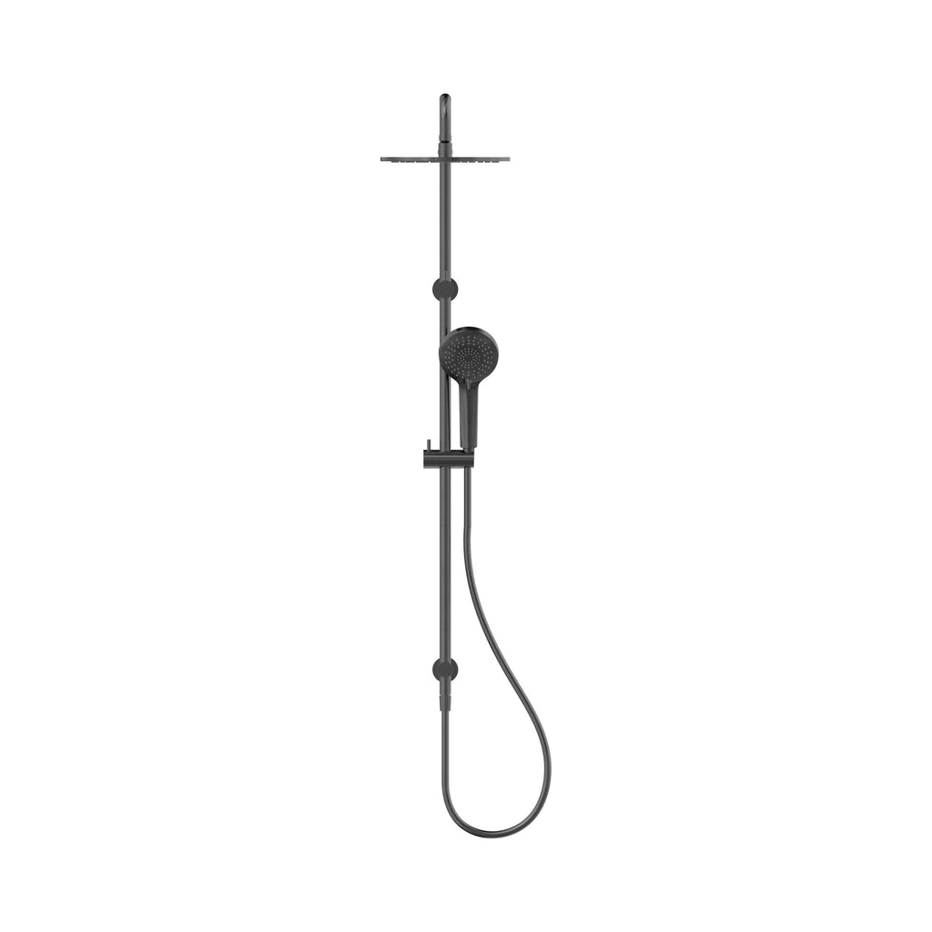 Nero Round Twin Shower - Gunmetal