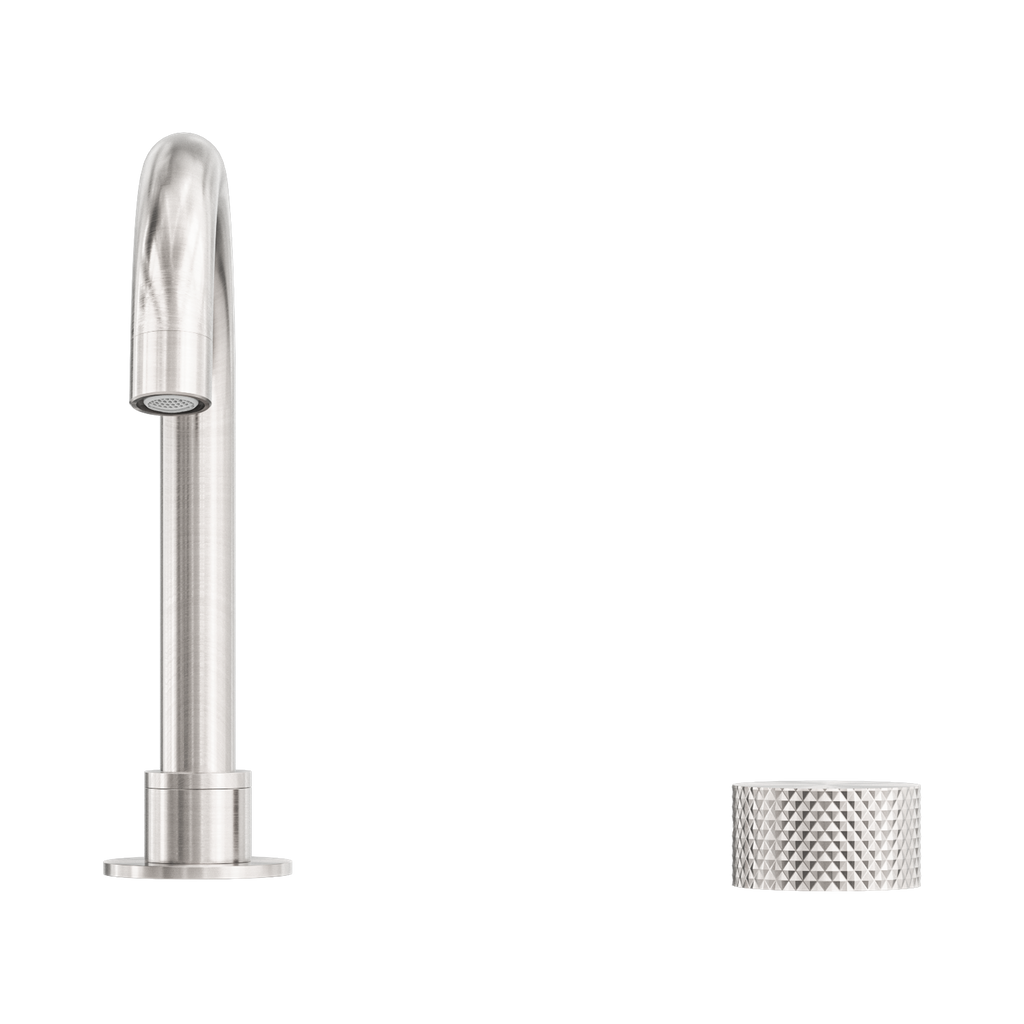 Nero Opal Progressive Basin Mixer - Brushed Nickel