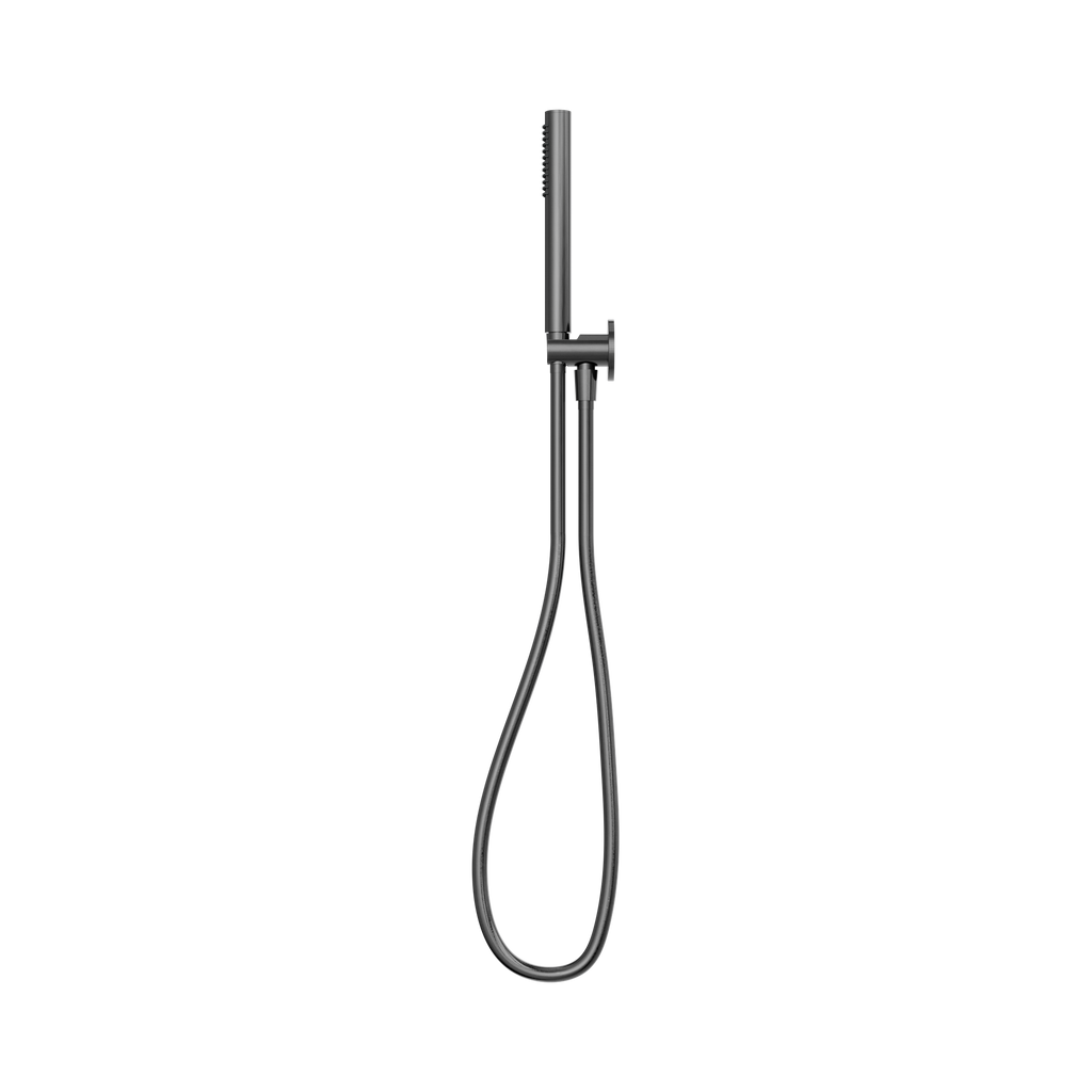 Nero Round Shower Bracket - Gunmetal Grey